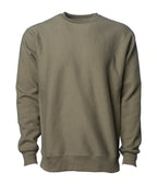INDEPENDENT IND5000C Legend-P2, Ind5000c Legend - Men's Premium 450gm Heavyweight Cross-grain Crew (colors G-w), Olive