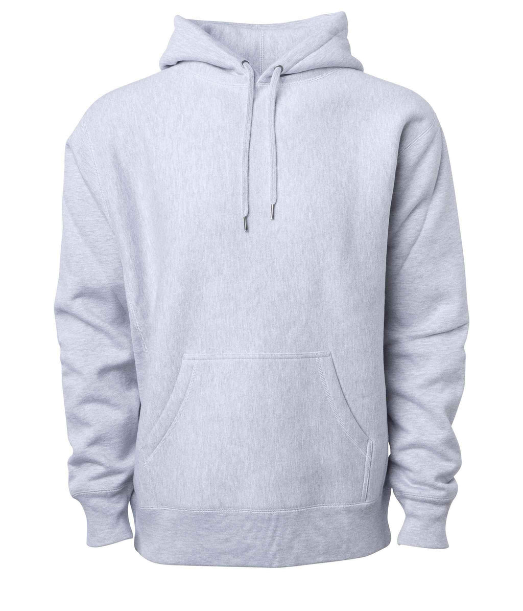 INDEPENDENT IND5000P-P1, Ind5000p - Men's Premium 450gm Heavyweight Cross-grain Hoodie (colors A-g), Grey Heather
