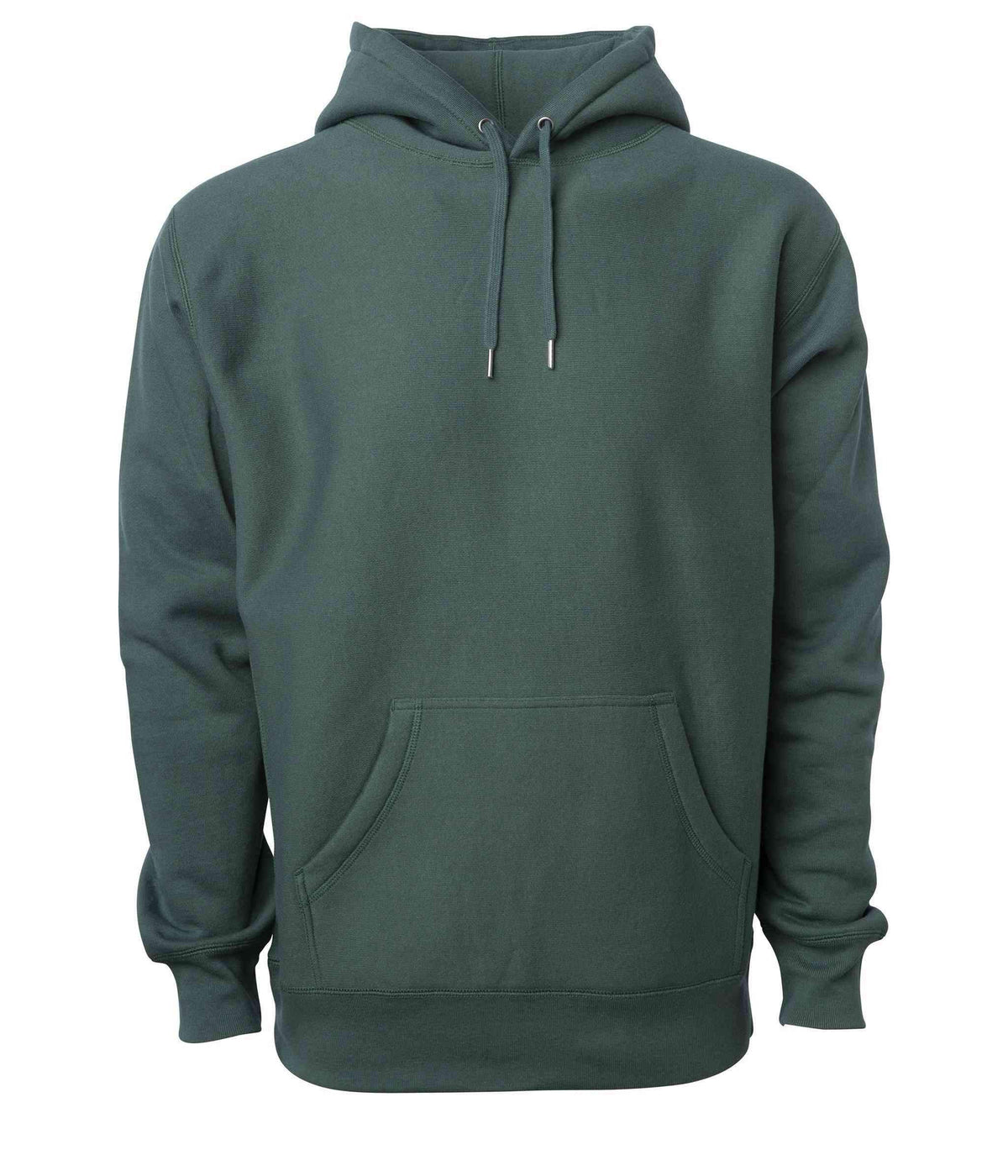 INDEPENDENT IND5000P-P1, Ind5000p - Men's Premium 450gm Heavyweight Cross-grain Hoodie (colors A-g), Alpine Green