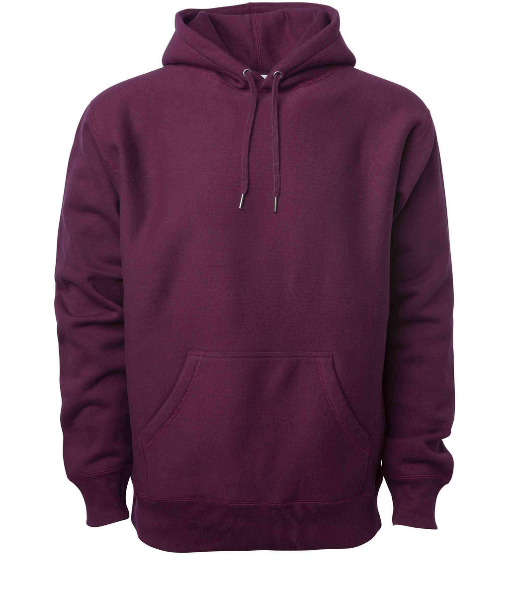 INDEPENDENT IND5000P-P1, Ind5000p - Men's Premium 450gm Heavyweight Cross-grain Hoodie (colors A-g), Maroon