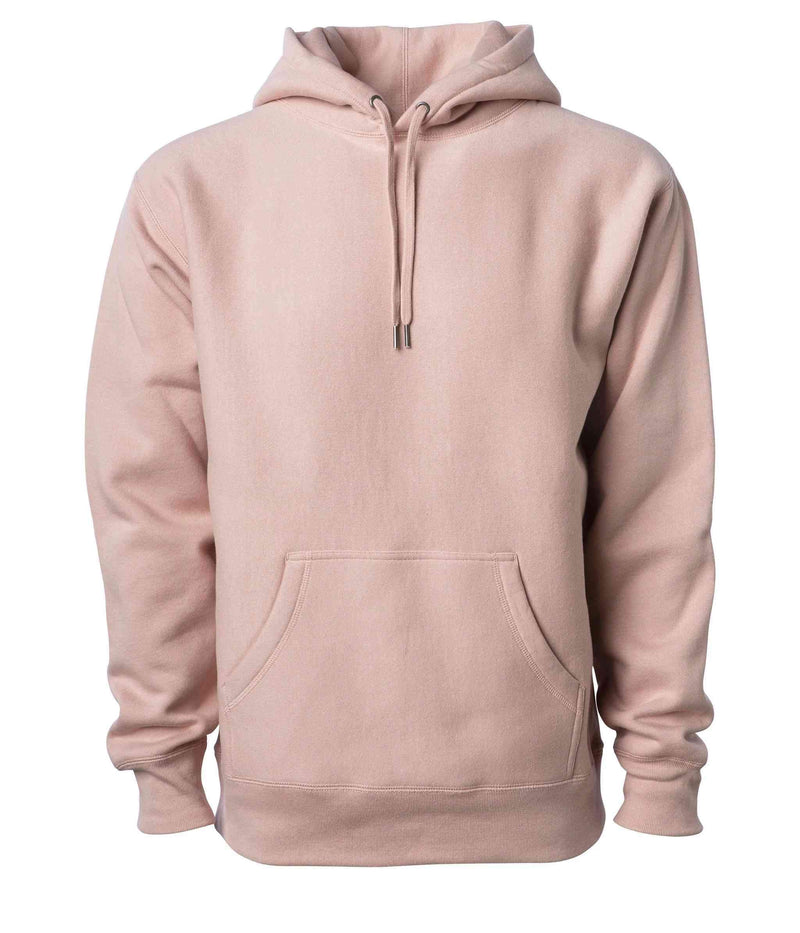 INDEPENDENT IND5000P, Men's Premium 450gm Heavyweight Cross-grain Hoodie, Dusty Pink