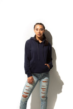 Just Like Hero HERO-2020, Unisex Blank Hoodie, Navy Blue