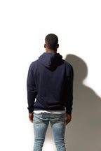 Just Like Hero HERO-2020, Unisex Blank Hoodie, Navy Blue