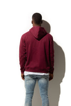 Just Like Hero HERO-3020, Unisex Full Zip Hoodie, Maroon
