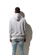 Just Like Hero HERO-3020, Unisex Full Zip Hoodie, Sport Grey
