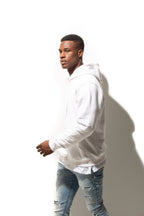 Just Like Hero HERO-2020, Unisex Blank Hoodie, White