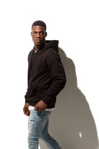 Just Like Hero HERO-2020, Unisex Blank Hoodie, Black