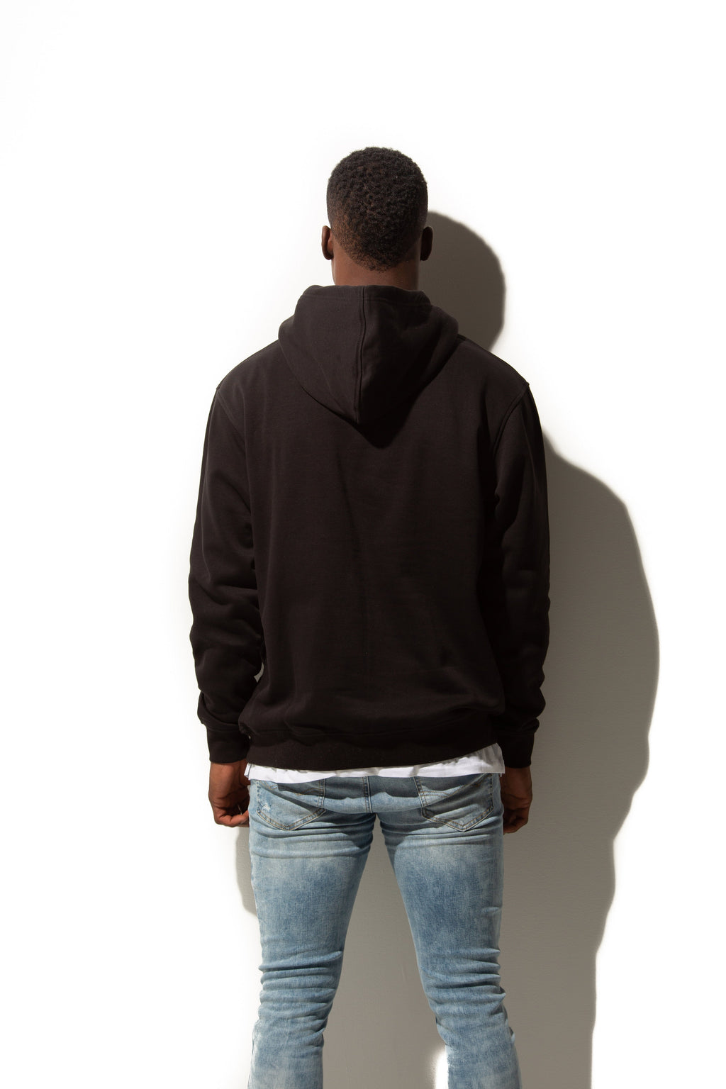 Just Like Hero HERO-2020, Unisex Blank Hoodie, Black