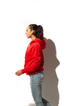 Just Like Hero HERO-2020, Unisex Blank Hoodie, Red