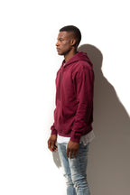 Just Like Hero HERO-2020, Unisex Blank Hoodie, Maroon