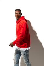 Just Like Hero HERO-2020, Unisex Blank Hoodie, Red