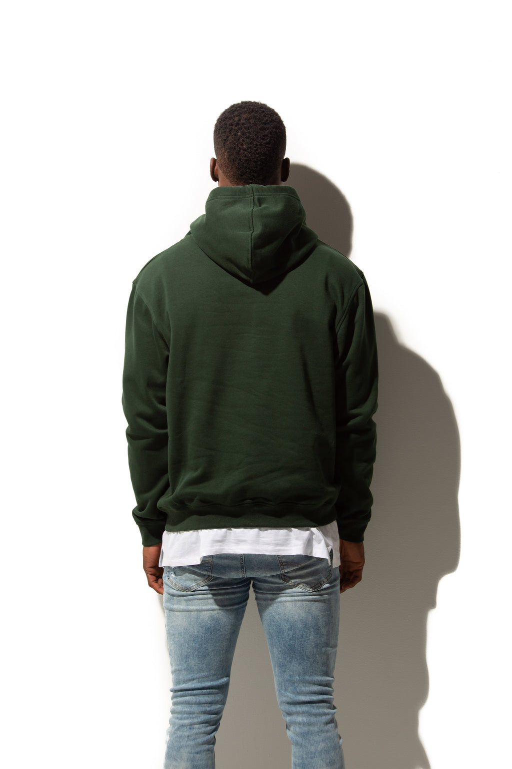 Just Like Hero HERO-2020, Unisex Blank Hoodie, Forest Green