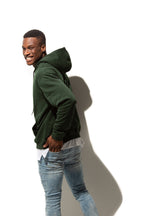 Just Like Hero HERO-2020, Unisex Blank Hoodie, Forest Green