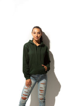Just Like Hero HERO-2020, Unisex Blank Hoodie, Forest Green