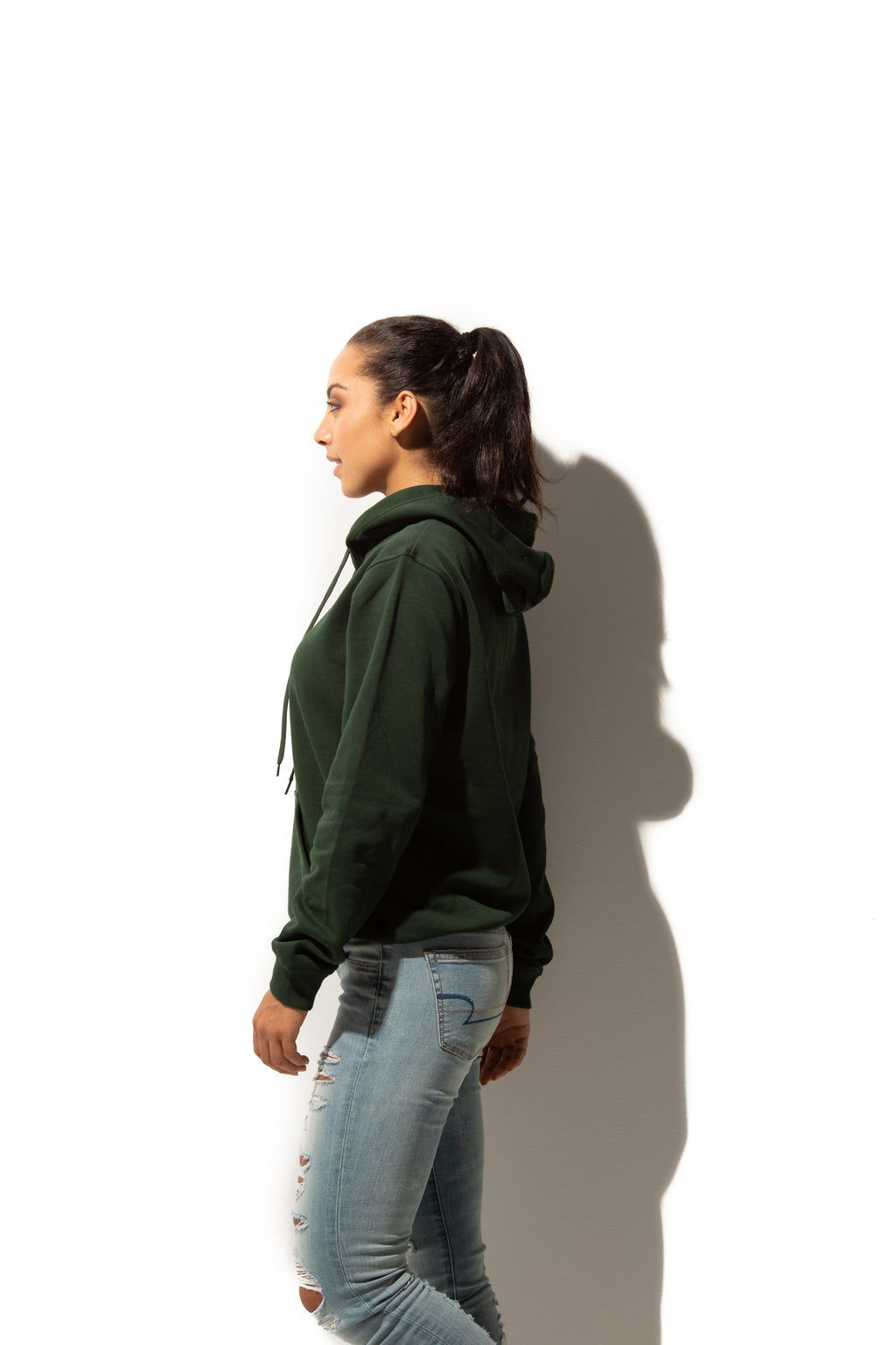 Just Like Hero HERO-2020, Unisex Blank Hoodie, Forest Green