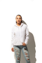 Just Like Hero HERO-2020, Unisex Blank Hoodie, White