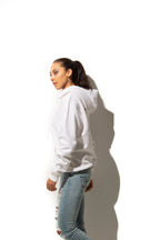 Just Like Hero HERO-2020, Unisex Blank Hoodie, White