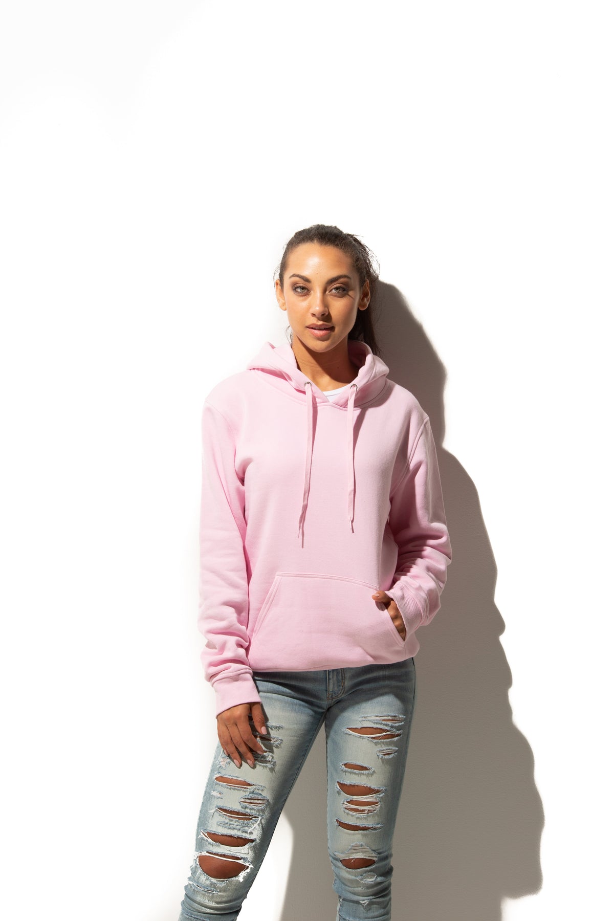 Just Like Hero HERO-2020, Unisex Blank Hoodie, Pink