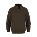 Canada Sportswear L00545, - Flux - 1/4 Zip Sweatshirt, Brown
