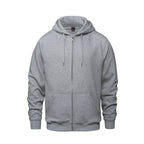 Canada Sportswear L00555, - Surfer - Adult Full Zip Hooded Sweatshirt, Athletic Grey