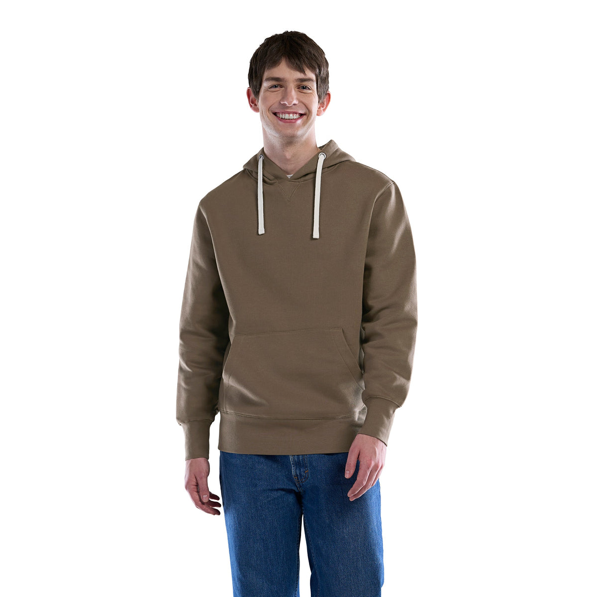 Muskoka Trail L00660, - Cedar Point - Adult Pullover Hooded Sweatshirt, Taupe