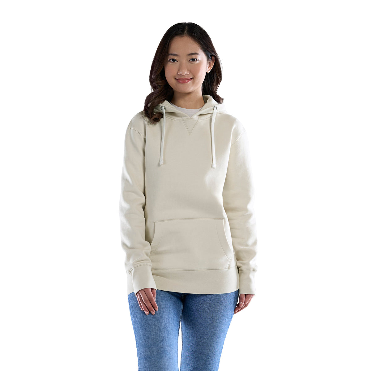Muskoka Trail L00661, - Cedar Point - Ladies Pullover Hooded Sweatshirt, Ivory