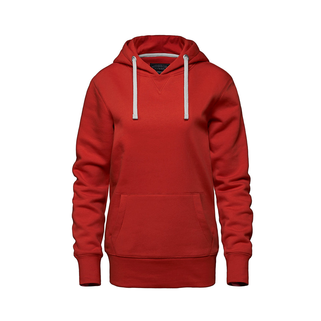 Muskoka Trail L00661, - Cedar Point - Ladies Pullover Hooded Sweatshirt, Red