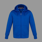CX2 L00667, - Cypress Creek - Adult Polyester Full-zip Hooded Sweatshirt, Blue