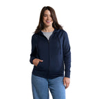CX2 L00668, - Cypress Creek - Ladies Polyester Full-zip Hooded Sweatshirt, Navy