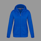 CX2 L00668, - Cypress Creek - Ladies Polyester Full-zip Hooded Sweatshirt, Blue