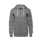 Muskoka Trail L00671, - Lakeview - Ladies Full-zip Hooded Sweatshirt, Mid Grey