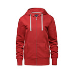 Muskoka Trail L00671, - Lakeview - Ladies Full-zip Hooded Sweatshirt, Red