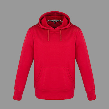 CX2 L00687, - Palm Aire - Adult Polyester Pullover Hooded Sweatshirt, Red