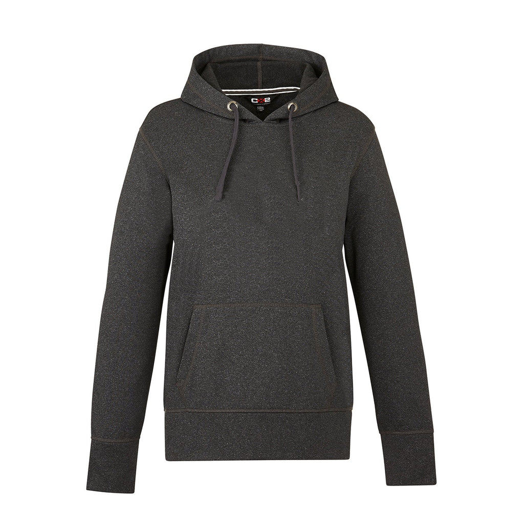 CX2 L00688, - Palm Aire - Ladies Polyester Pullover Hooded Sweatshirt, Charcoal