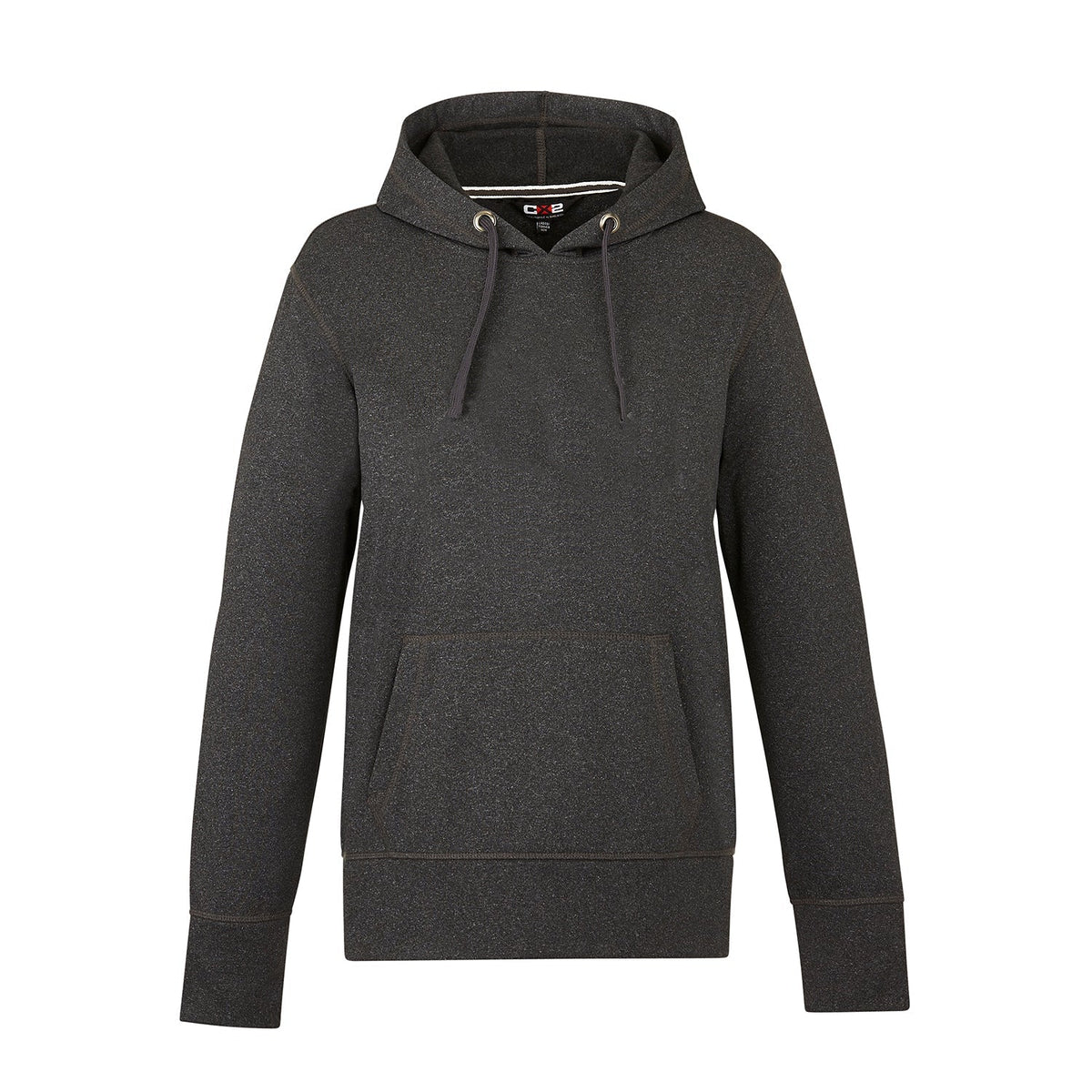 CX2 L00688, - Palm Aire - Ladies Polyester Pullover Hooded Sweatshirt, Charcoal