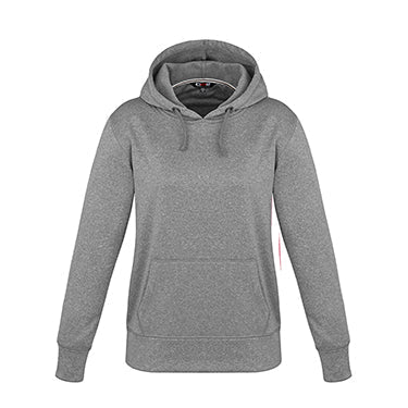 CX2 L00688, - Palm Aire - Ladies Polyester Pullover Hooded Sweatshirt, Grey