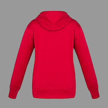CX2 L00688, - Palm Aire - Ladies Polyester Pullover Hooded Sweatshirt, Red