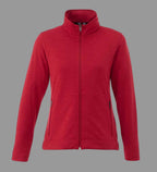 CX2 L00871, - Hillcrest - Ladies Interlock Full-zip Jacket, Red