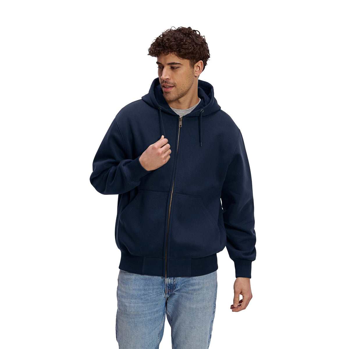 CX2 L00885, - Repel - Water Repellent Full-zip Hooded Sweatshirt, Navy