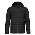 Muskoka Trail L00900, - Canyon - Men's Puffy Jacket W/ Detachable Hood, Black