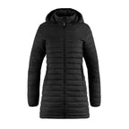 Muskoka Trail L00903, - Glacier Bay - Ladies Full Length Puffy Jacket W/ Detachable Hood, Black