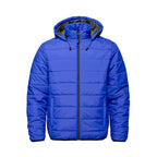 CX2 L00980, - Glacial - Men's Puffy Jacket With Detachable Hood, Blue