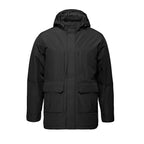 CX2 L01080, - Ideal - Adult Insulated Parka W/ Detachable Hood, Black