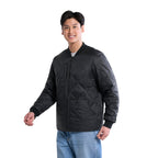 CX2 L01090, - Nomad - Stylized Quilted Freezer Jacket, Black