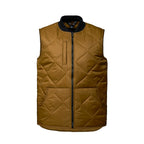 CX2 L01095, - Driftwood - Stylized Quilted Freezer Vest, Caramel