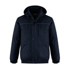 CX2 L01115, - Extreme - Heavy Duty 3in1 Bomber Jacket W/ Detachable Hood, Navy