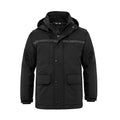 CX2 L01120, - Pinnacle - Heavy Duty 3 In 1 Parka W/ Detachable Hood, Black