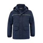 CX2 L01120, - Pinnacle - Heavy Duty 3 In 1 Parka W/ Detachable Hood, Navy