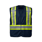 CX2 Hi-Vis L01145, - Vanguard - Tricot Hi-vis 5 Point Tear-away Vest - Dual Sized, Navy