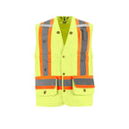 CX2 Hi-Vis L01190, - Surveyor - Hi-vis Surveyor’s Vest - Sized, Hi-Vis Yellow
